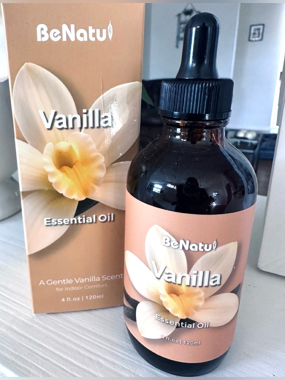 BeNatu Vanilla Essential Oil - 120ml large bottle